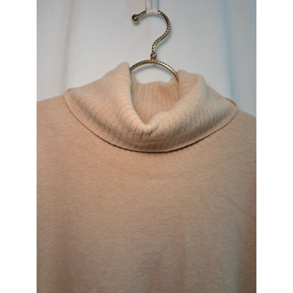 Brochu Walker Reverse Seam Long Sleeve Turtleneck Sweater Merino Angora Size L - Picture 3 of 12